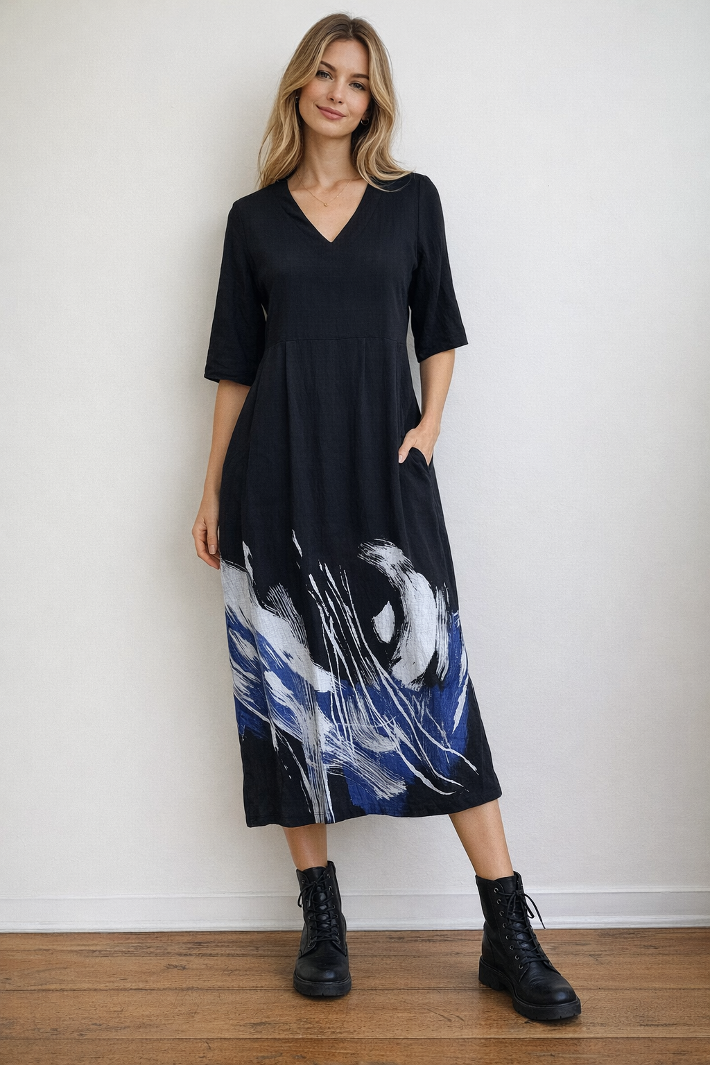 Bittermoon Wave Dress - Black