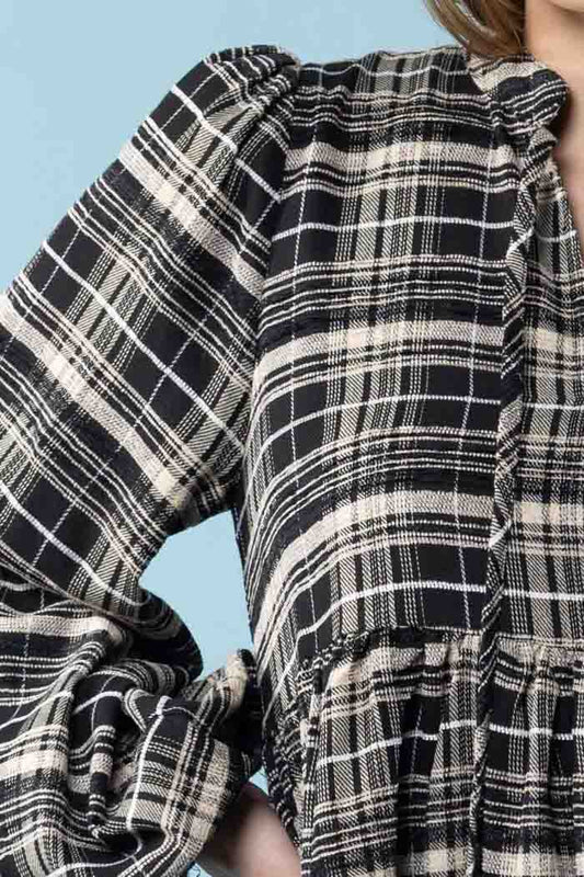 Sophie Dress - Black Check