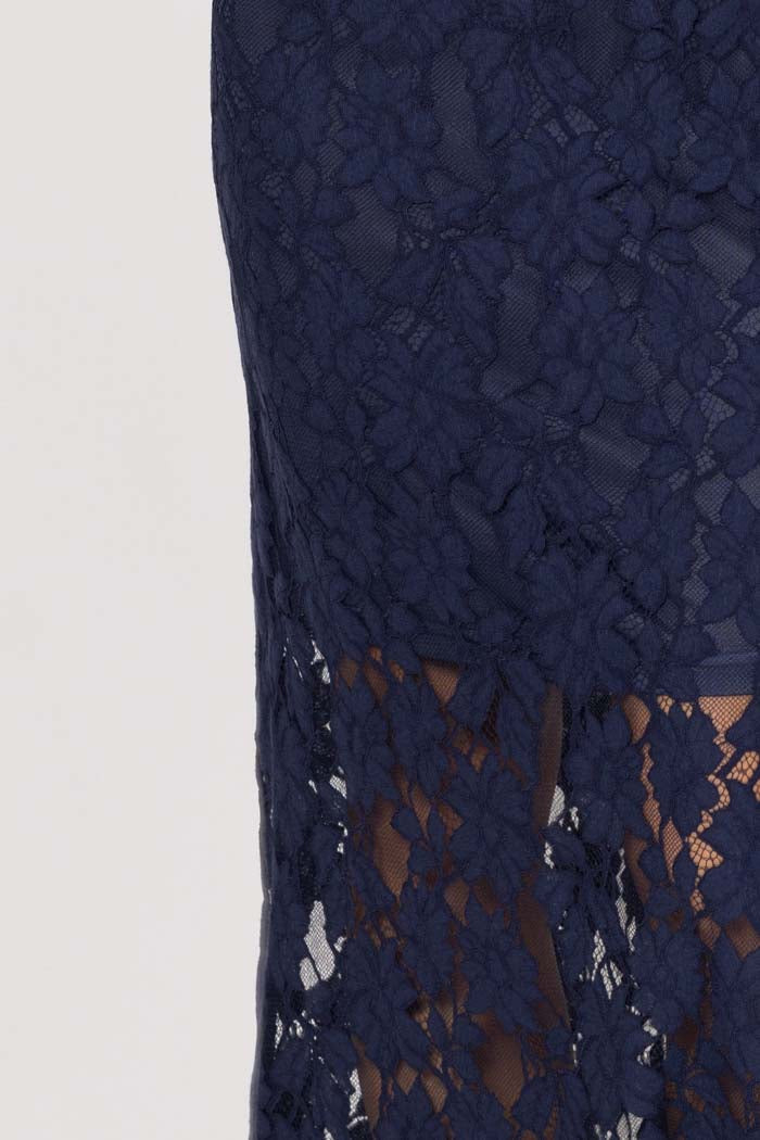 Courtney Lace Maxi Dress - Navy
