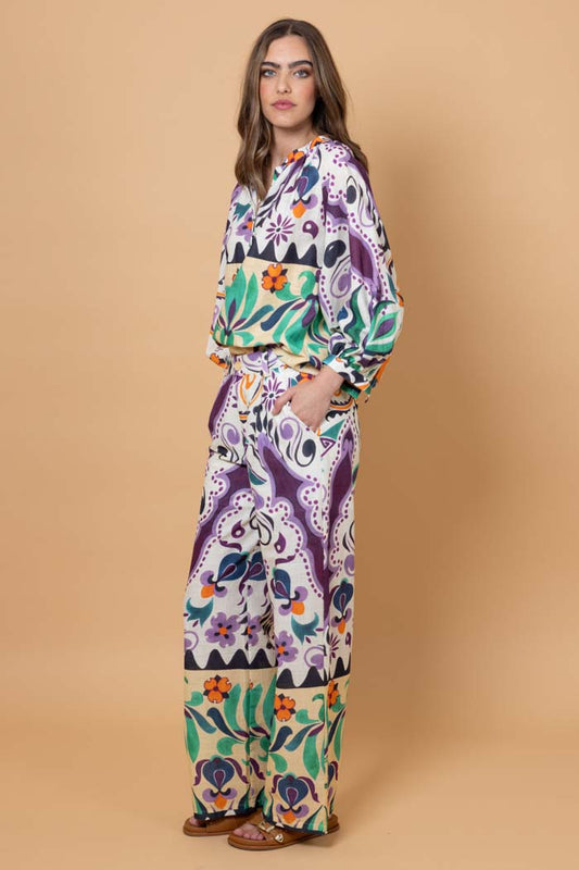 Nova Pant - Aztec Print