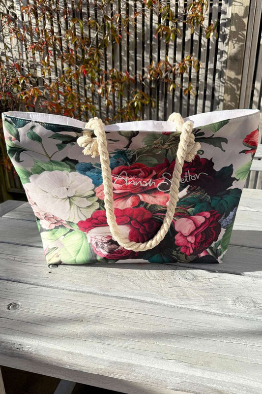 AS Large Beach Bag - J'Adore Roses