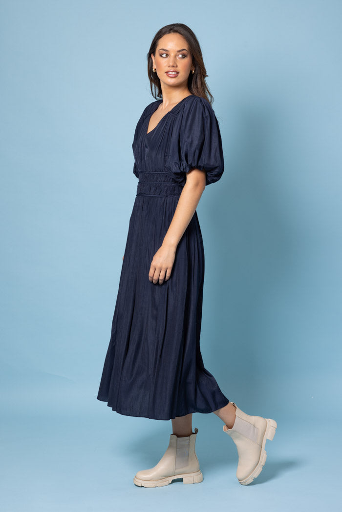 Alba Dress - Navy
