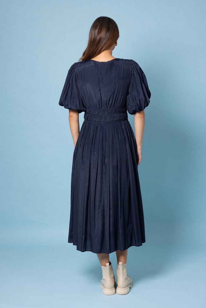 Alba Dress - Navy