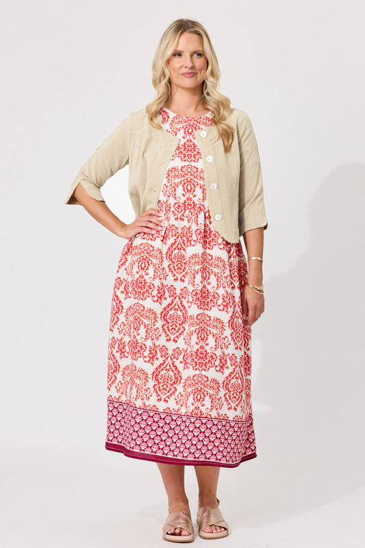 Amalfi Linen Jacket - Oatmeal