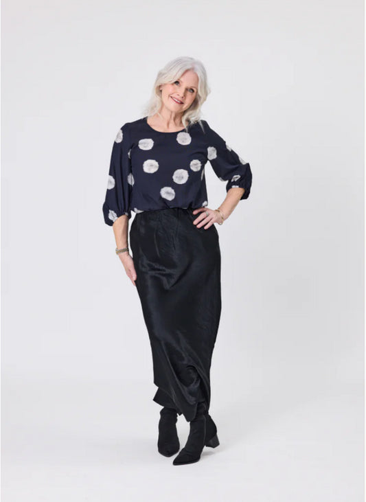 Annette Top - Black Dot