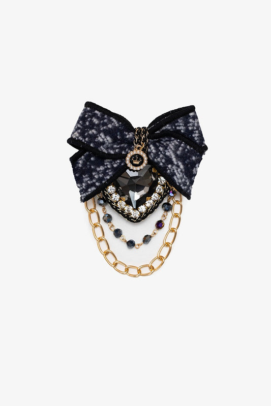 Mystic Jewel & Chain Brooch