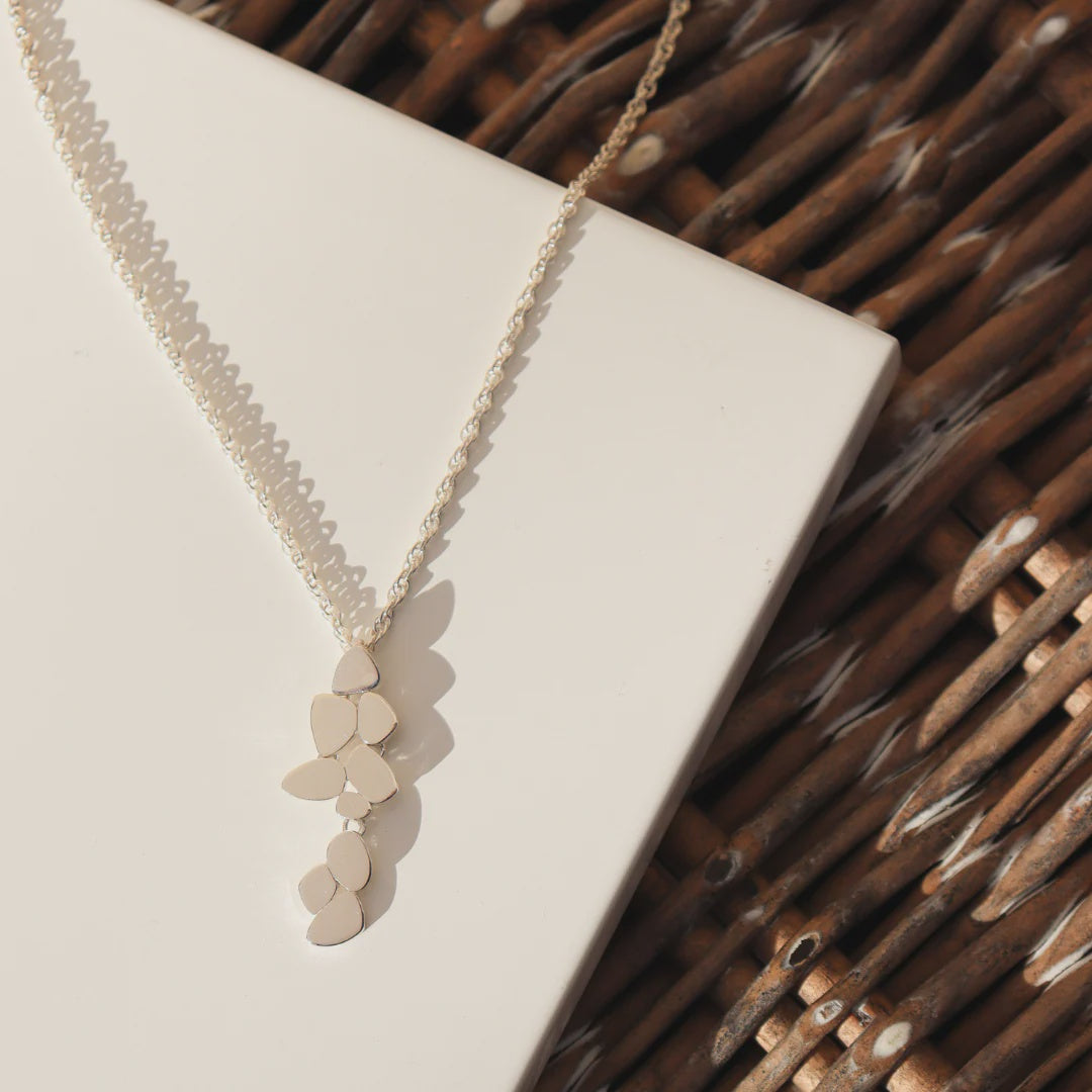 Bijoux Cluster Drop Necklace