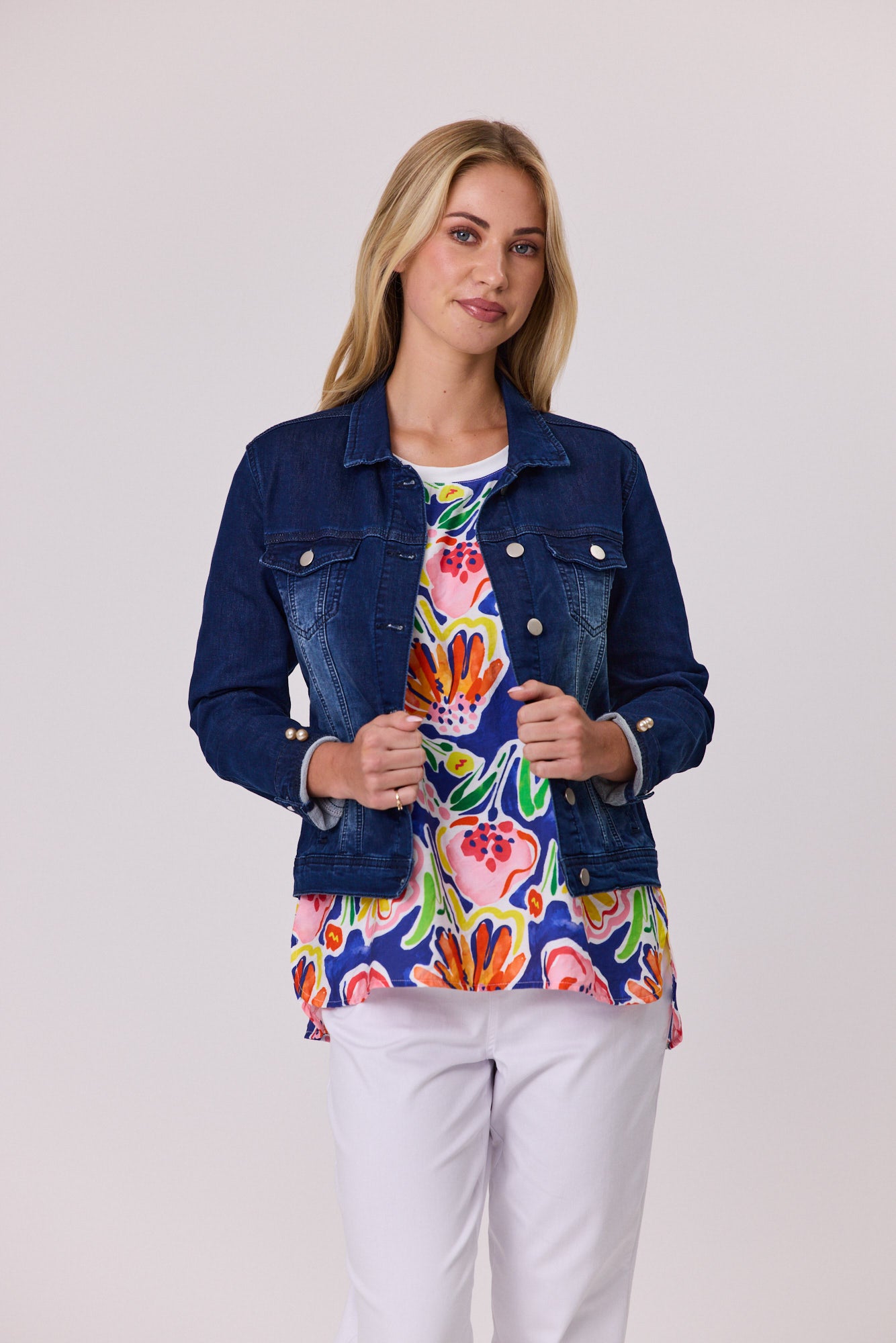 Bloom Pop Top - Cobalt