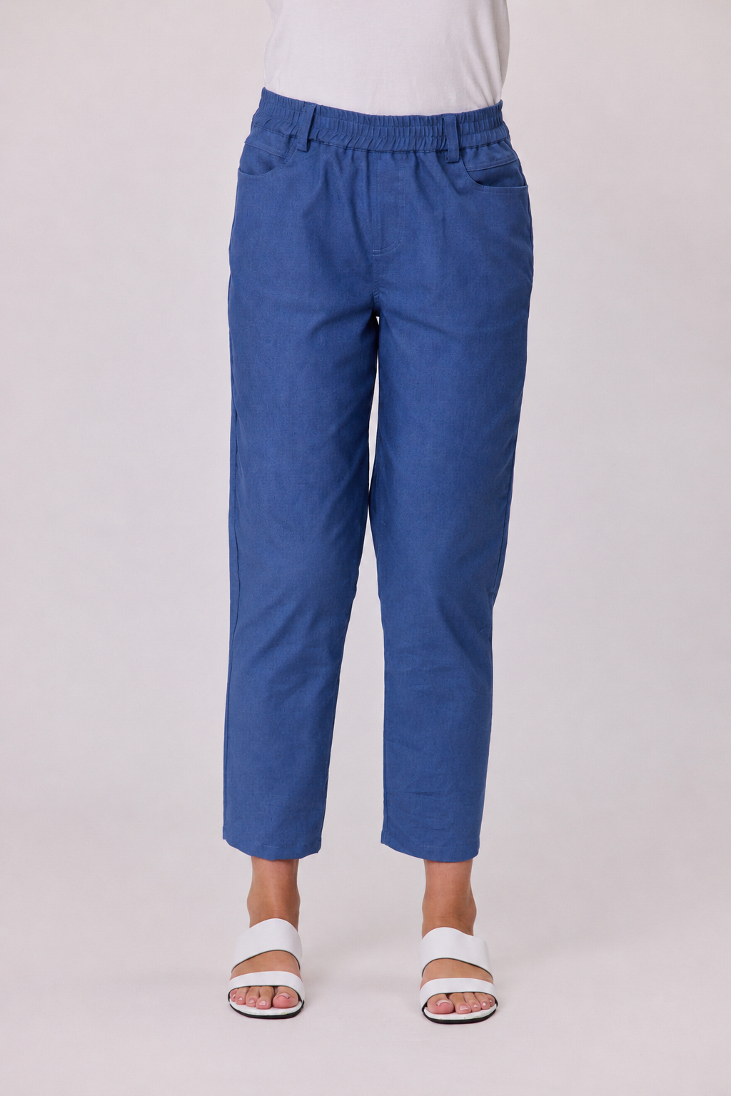 Stretch Drill 7/8 Pant - Blue