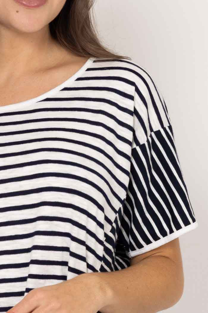 Camden Stripe T-Shirt - Navy