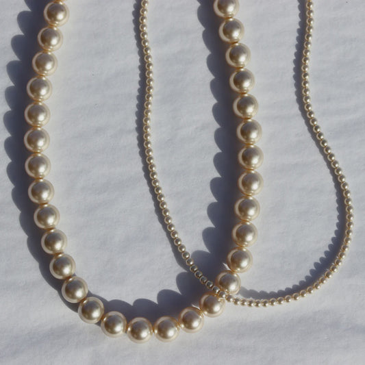 Perle - Champagne Pearl Necklace