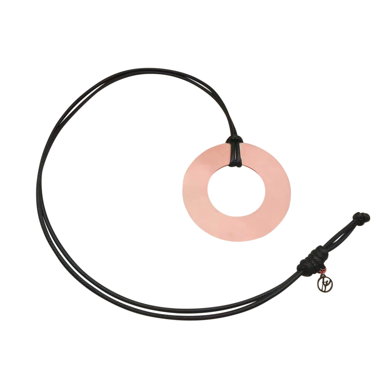 Circula -Circle /Leather Necklace