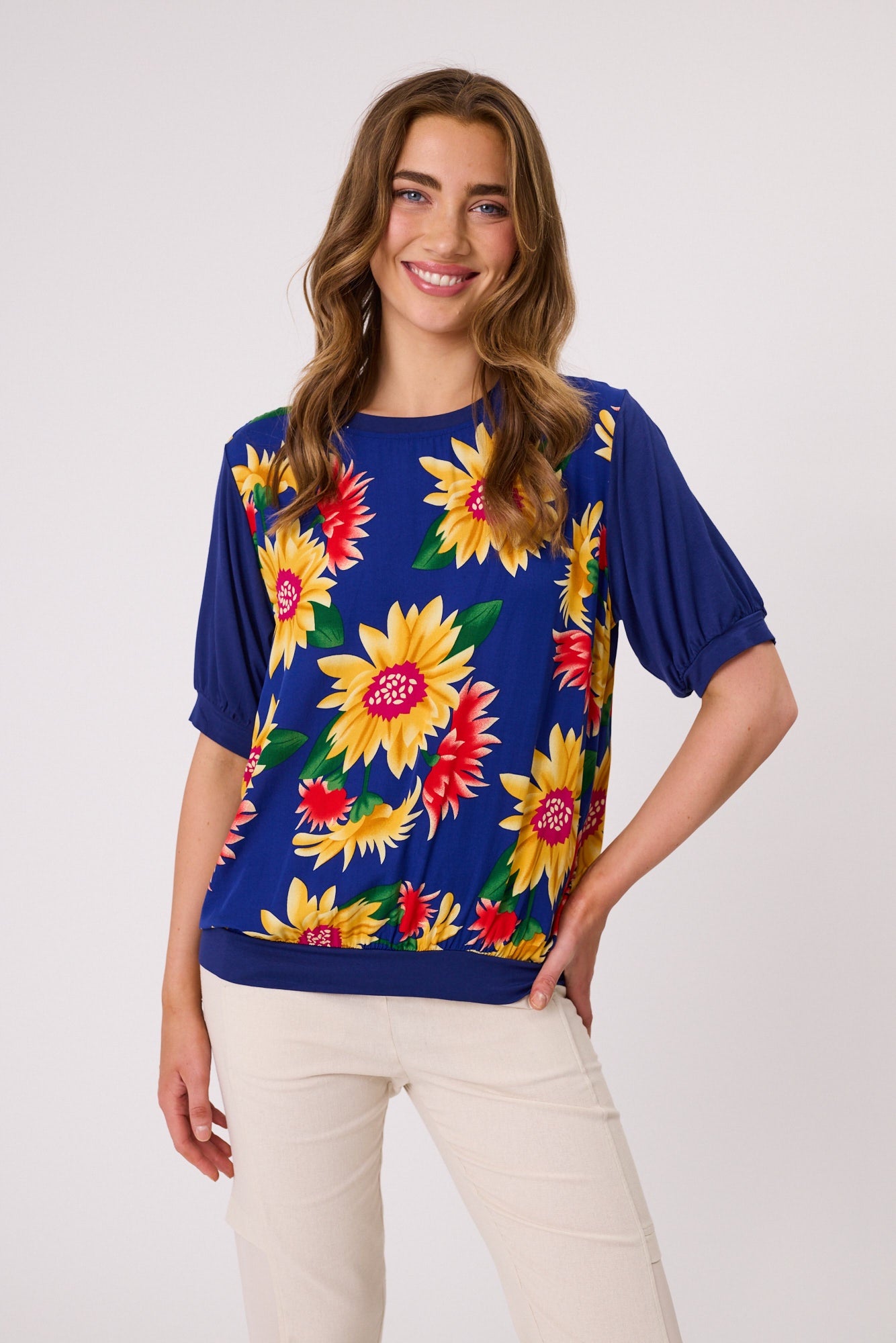 Chloe Top - Cobalt