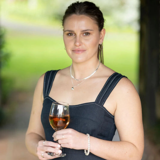 Bijoux Double Ring Silver Stud Earrings