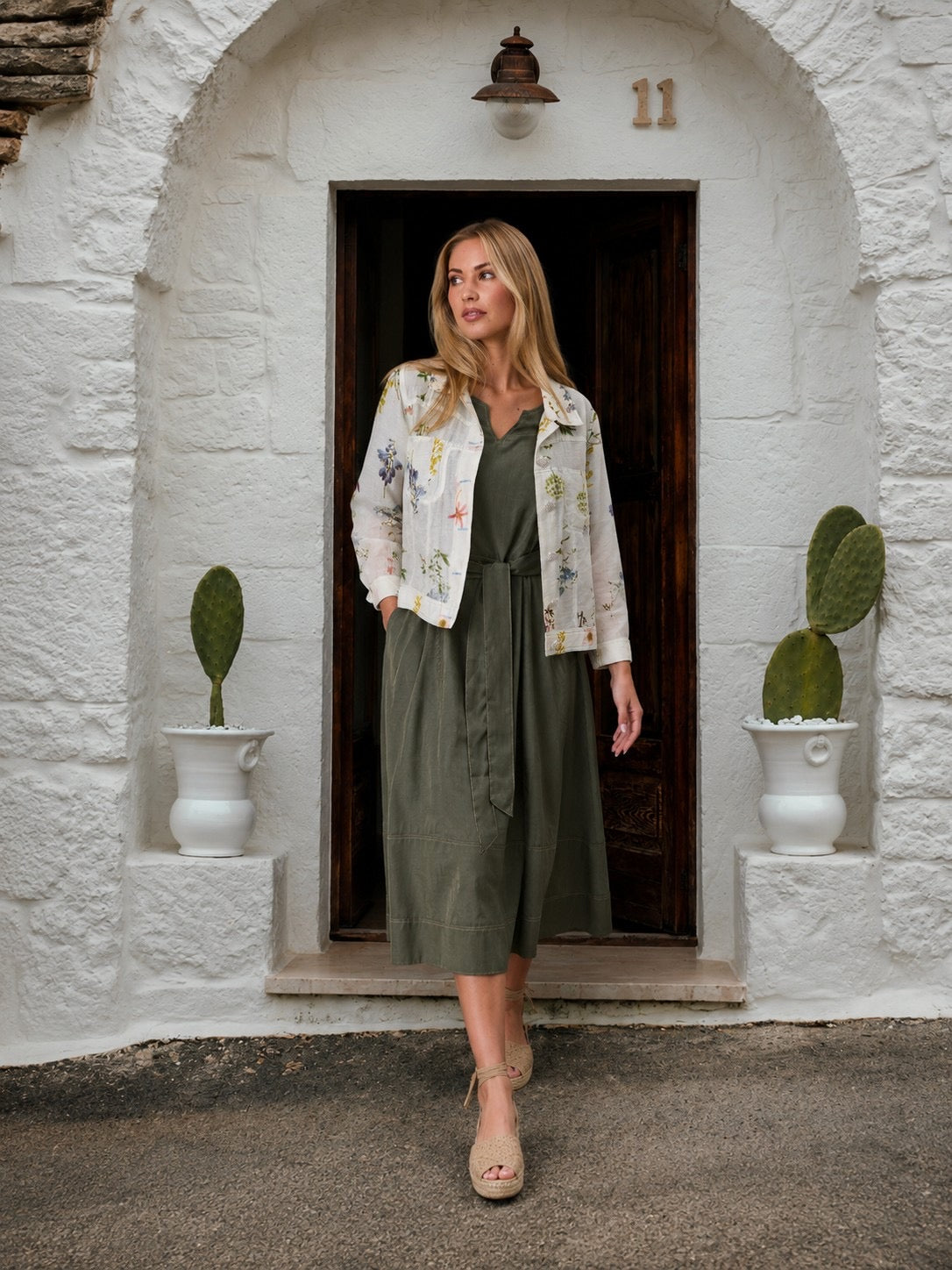 Valencia Flower Voile Jacket