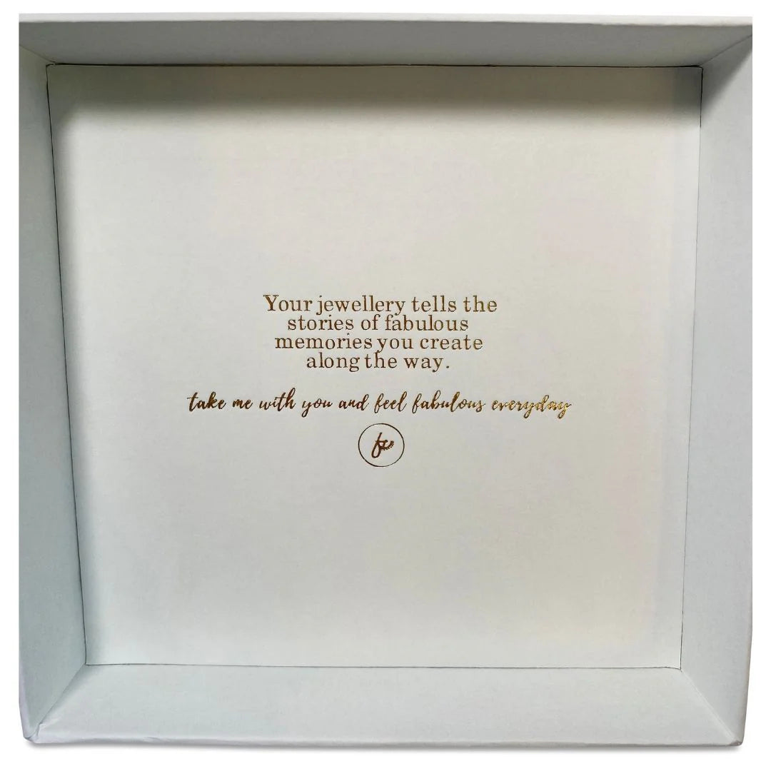 FV - White Jewellery Pouch In Gift Box