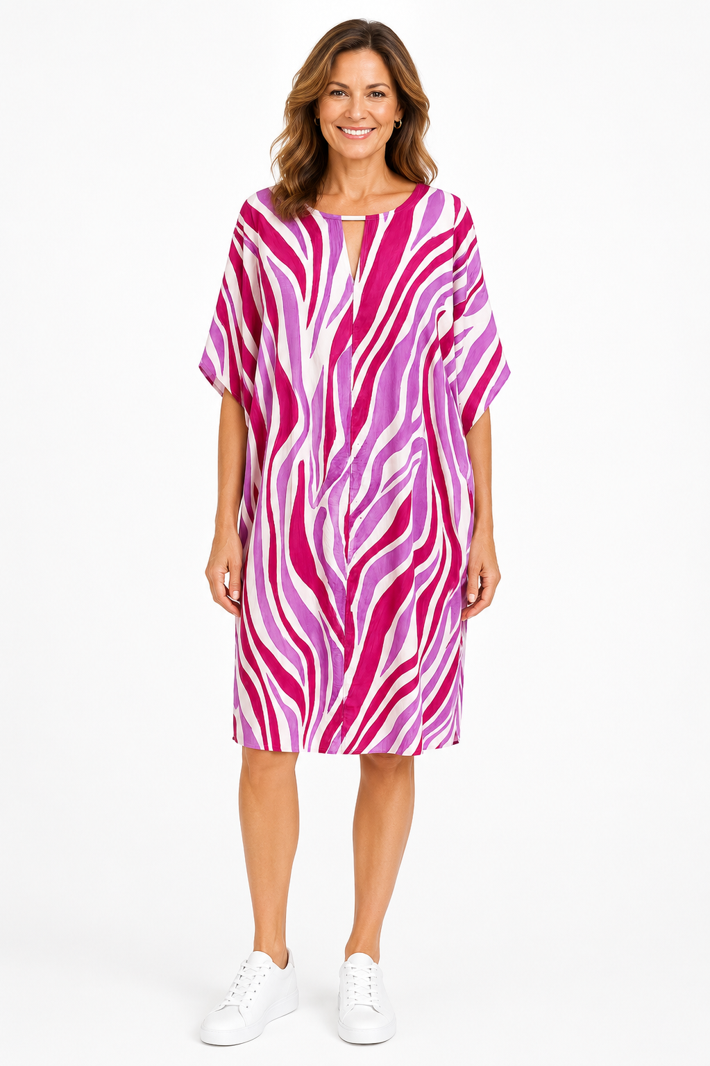 Bittermoon Madison Dress - Pink Animal