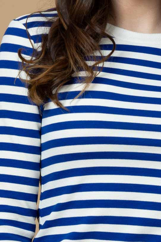 Opal Top - Blue/White Stripe