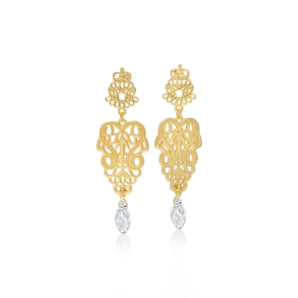 Palais Yellow Gold Earrings.