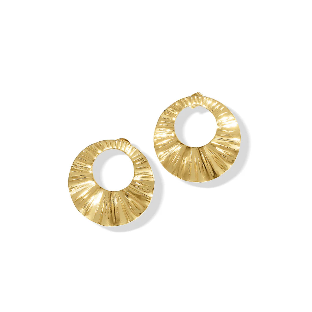 Steel Me YG Petra Earrings