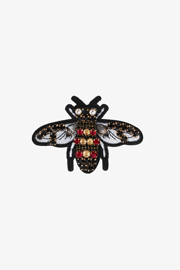 Ruby Bee Brooch