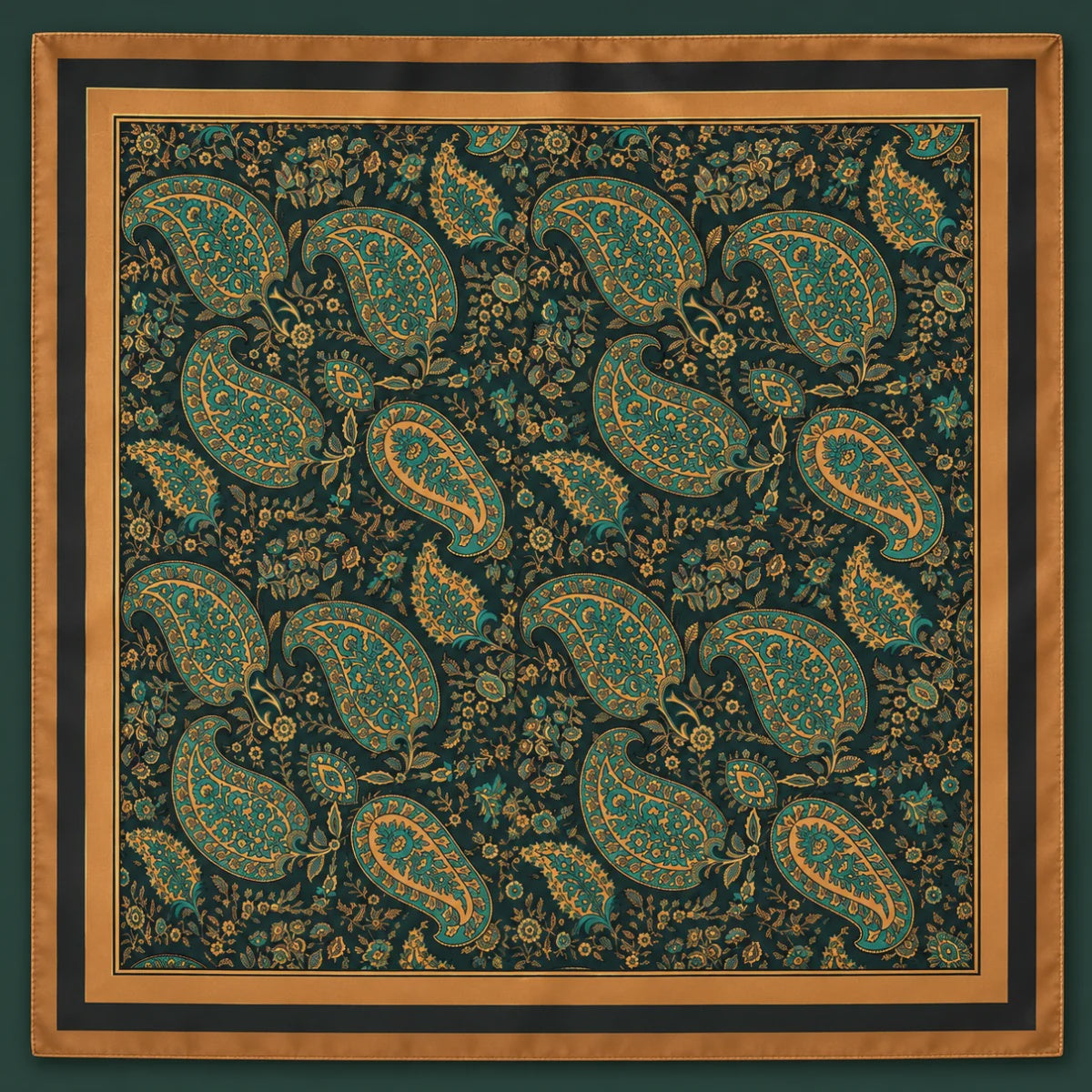 CARTER Earthy Paisley Scarf