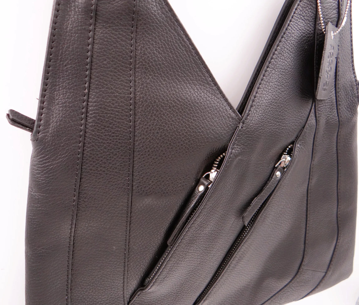 2nd Nature Leather "V" Bag