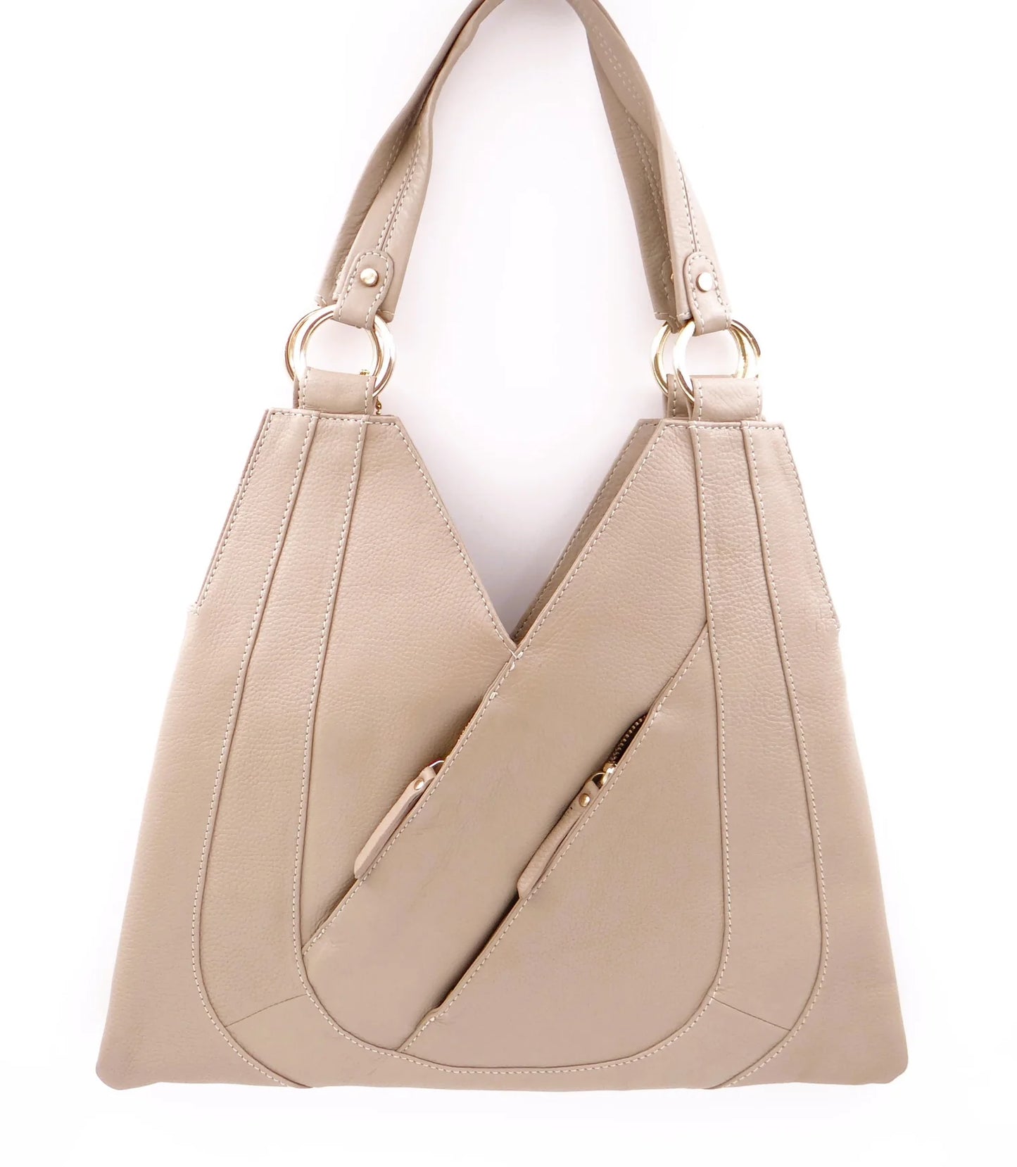 2nd Nature Leather "V" Bag