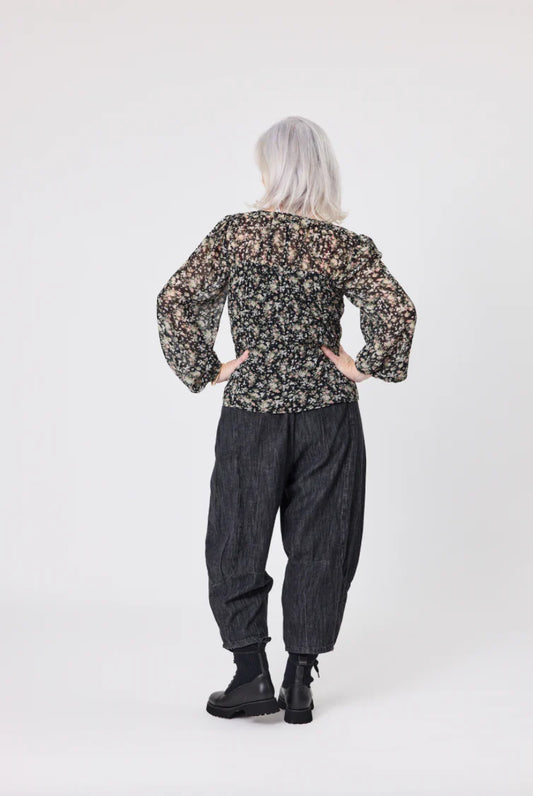 Sonja Pant - Black Denim