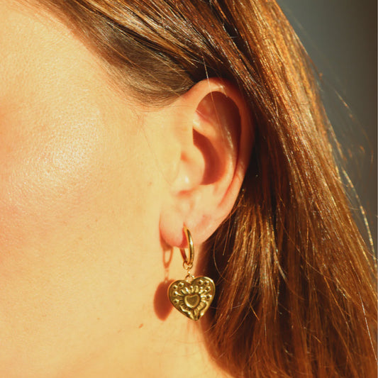 Steel Me Boho Red Necklace