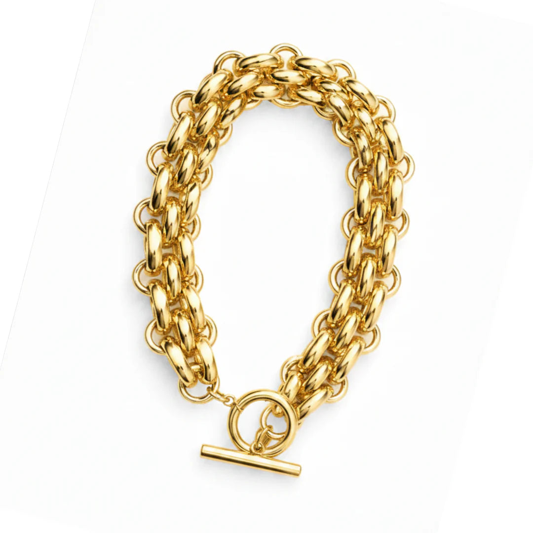 Steel Me Cici Gold Fob Bracelet