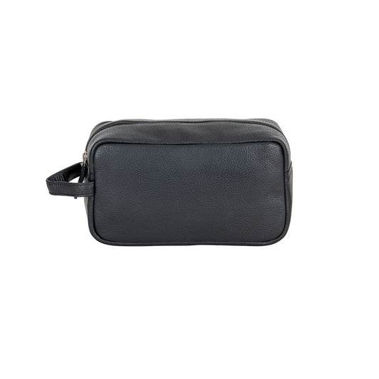 Orion Leather Toiletry Bag -Full Grain/Black