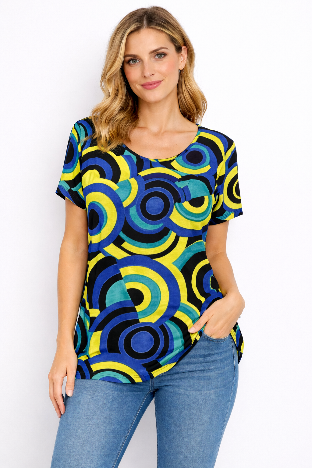 Bittermoon Scoop Hem Top - Trinidad