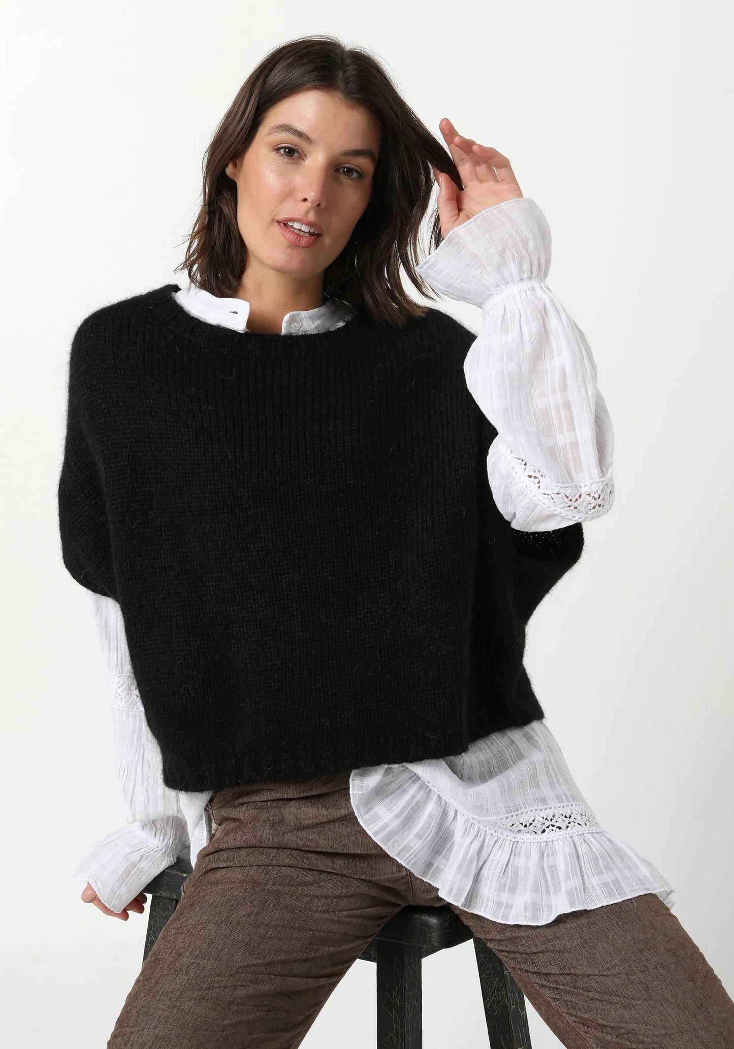 Celeste Alpaca Wool Blend Vest