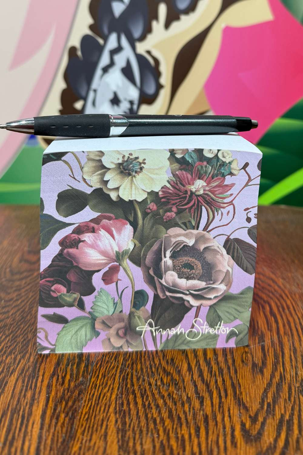 Annah Stretton Memo Cube - Rose Garden