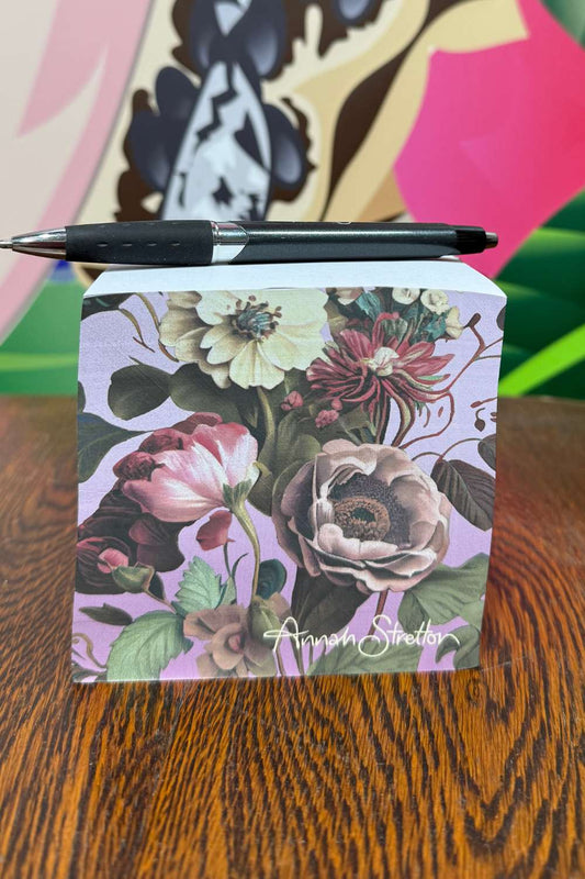 Annah Stretton Memo Cube - Rose Garden