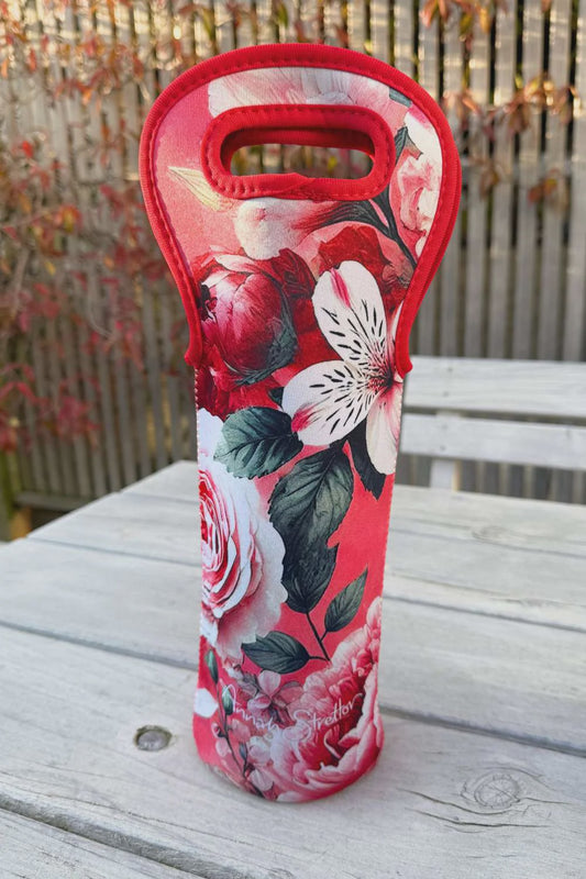 AS - Neoprene Wine Bag - Cherry Romance