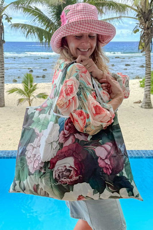 Large Reusable Bag - J'Adore Roses