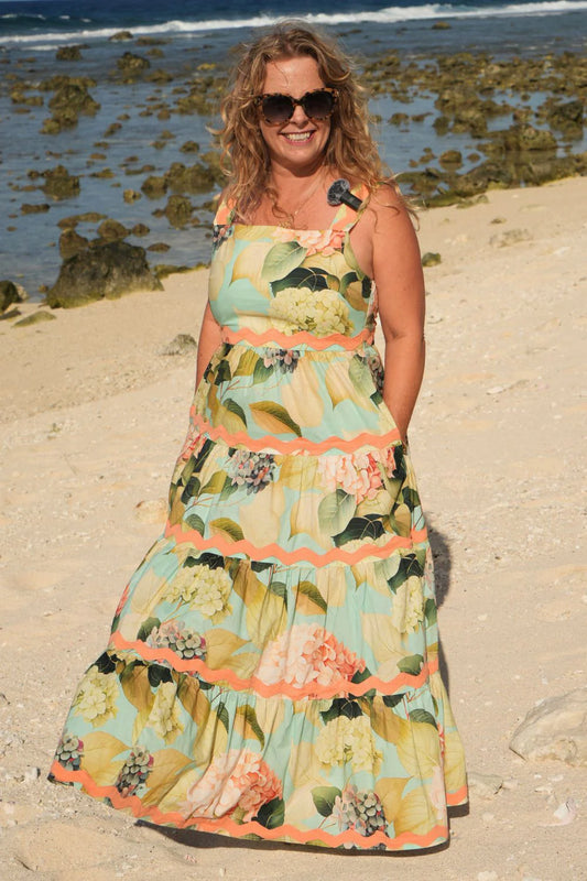 Meg Dress - Hydrangea Pretty