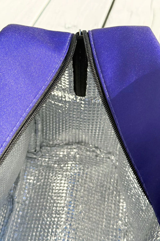 Cosmetic Insulated Travel Bag -Navy J'Adore Roses