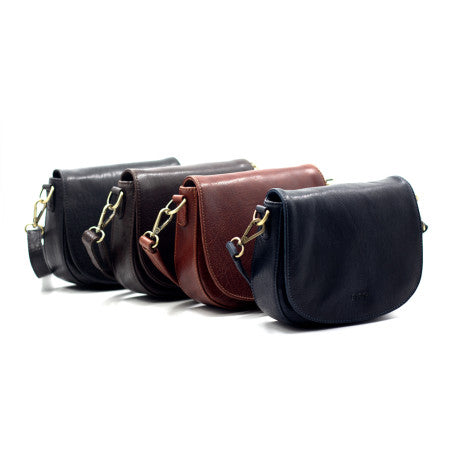 Baron -Dana-Full Flap Small Handbag - Black