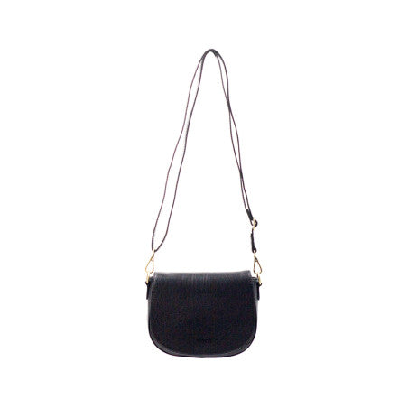 Baron -Dana-Full Flap Small Handbag - Black