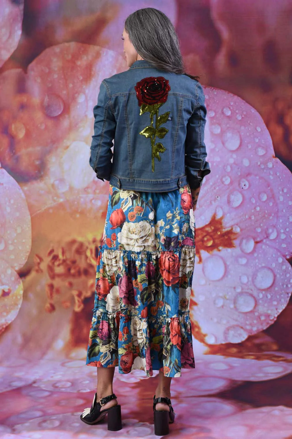 DJ - Eden Jacket - Sequin Rose