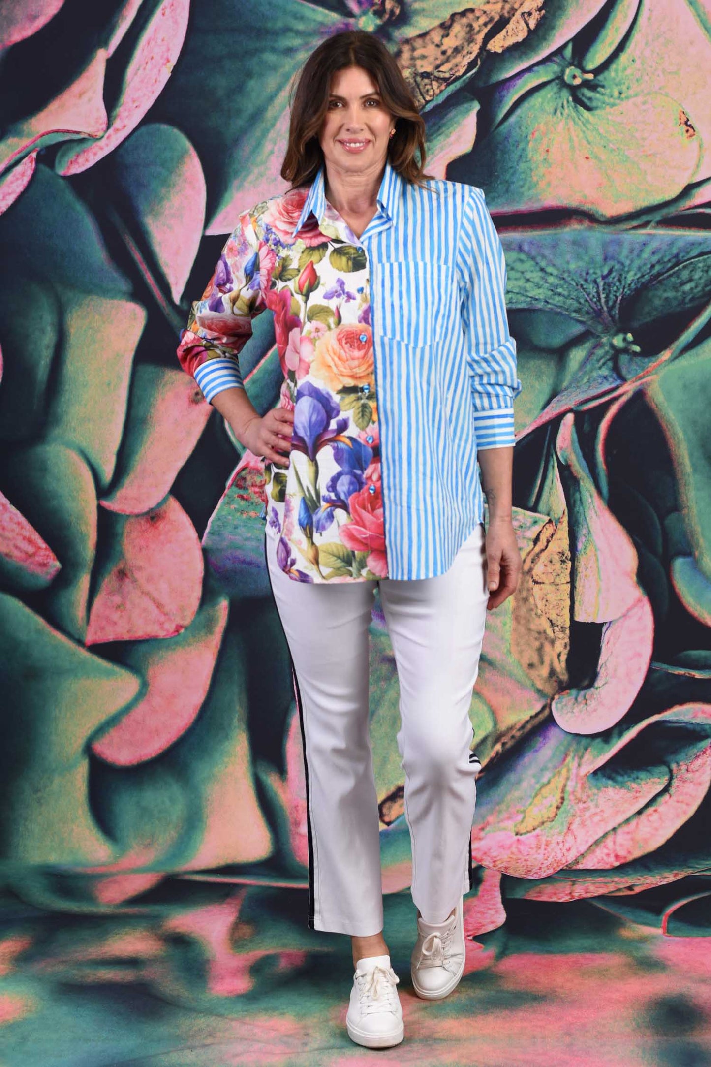 Eva Blouse - Floral Overload