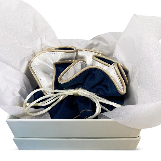 FV - Navy Jewellery Pouch & Gift Box