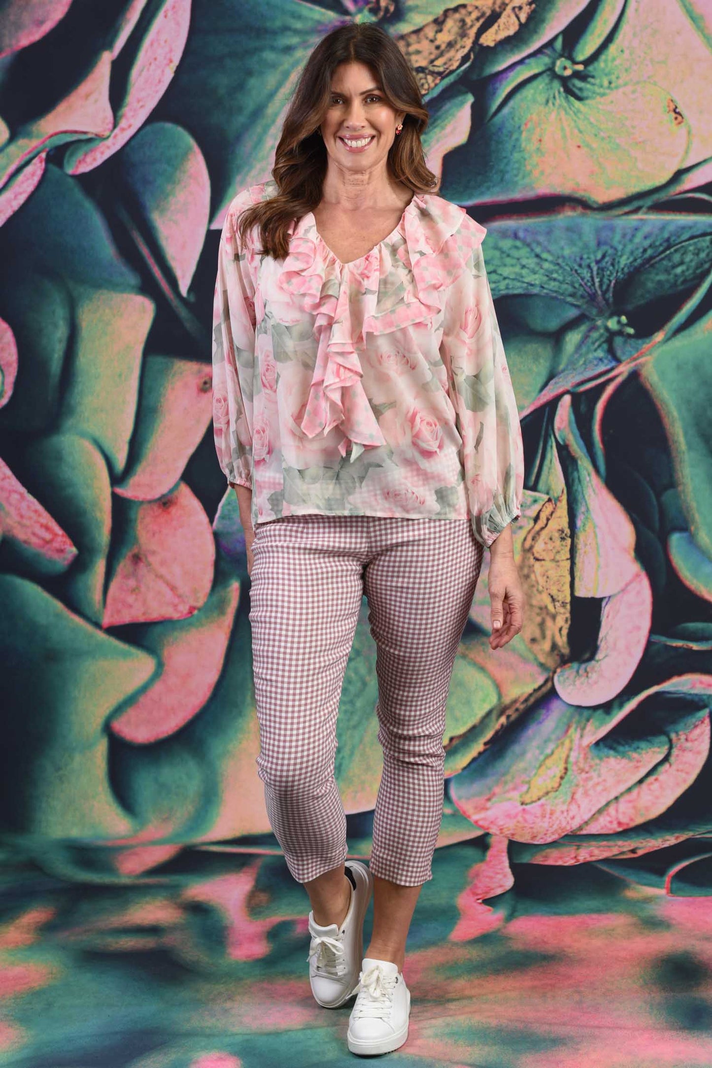 Lucy Lena Blouse - Misted Love