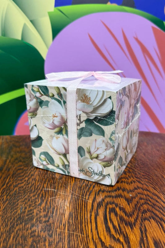 Annah Stretton Memo Cube - Magnolia Frenzy