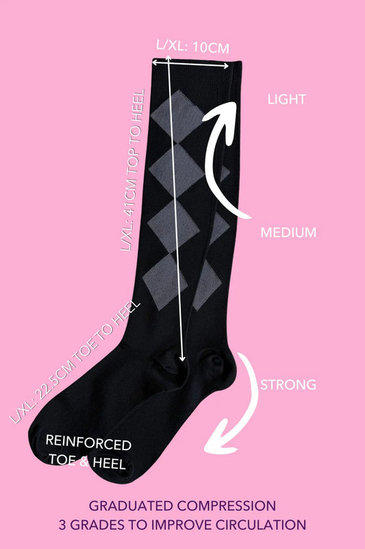 AS - Compression Socks - Black Diamonds
