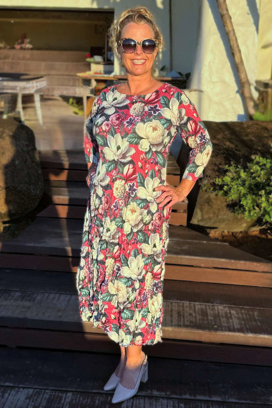 Nancy Pleated Dress - Maggie Meri