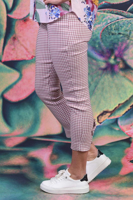 Annah Stretton Orbit Jazz Pant - Pink Check